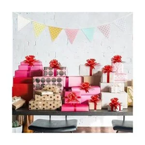 GWHOLE 60 lazos de cinta roja de 5 pulgadas para envolver_6