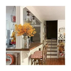 Uieke Flores artificiales de aliento para bebé ramos de_5