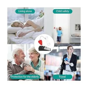 HNHMT Cerradura de puerta portátil mejorada y alarma de_5