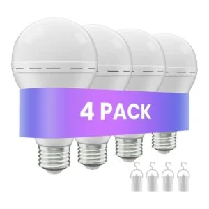 Bombilla LED recargable de emergencia con gancho se_1