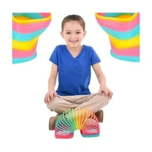 The Dreidel Company Jumbo Arco iris de resorte cuadrado_2