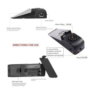 HNHMT Cerradura de puerta portátil mejorada y alarma de_4