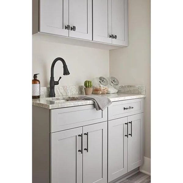 Amerock Tirador de gabinete Negro mate 5116_2