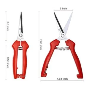 Sanung Paquete de 2 tijeras de podar tijeras de podar_5