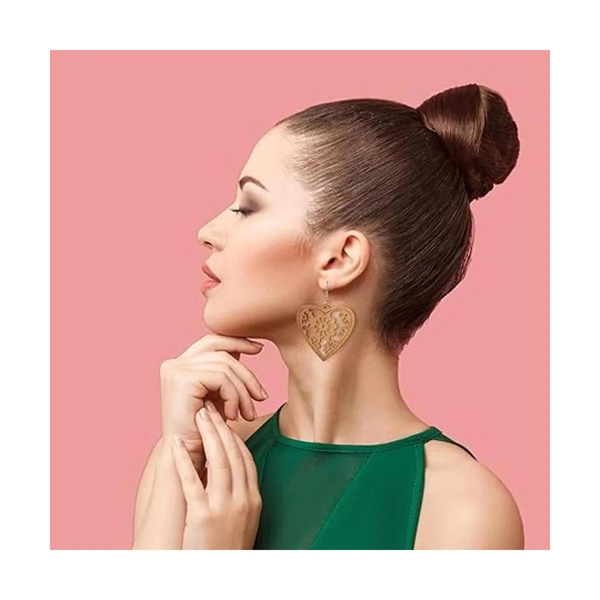 Kit de fabricación de aretes colgantes de madera africana_7