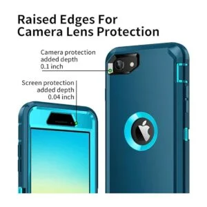 Mieziba Funda para iPhone SE 2020 protector de pantalla_3