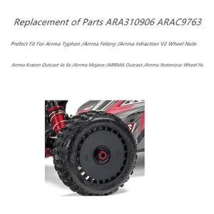 8 tuercas de rueda de aleación de 0.669 in de rosca 1.0_4