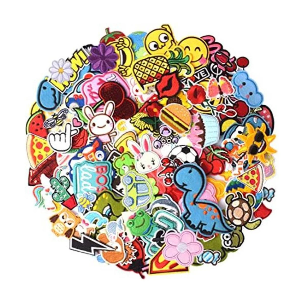 TACVEL 60 parches bordados de estilos surtidos al azar_1