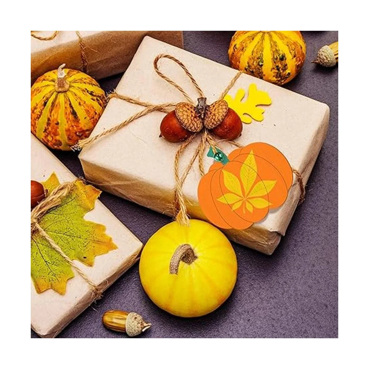 32 recortes de calabaza de madera de Acción de Gracias_7