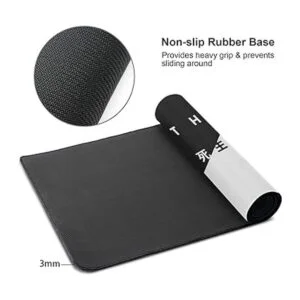 CDEB Alfombrilla de mouse para juegos con diseño de flor_3