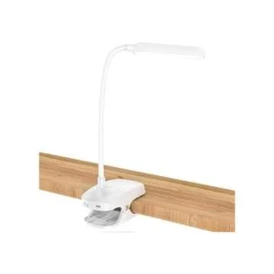 Lámpara de escritorio con abrazadera de cuello de cisne_1