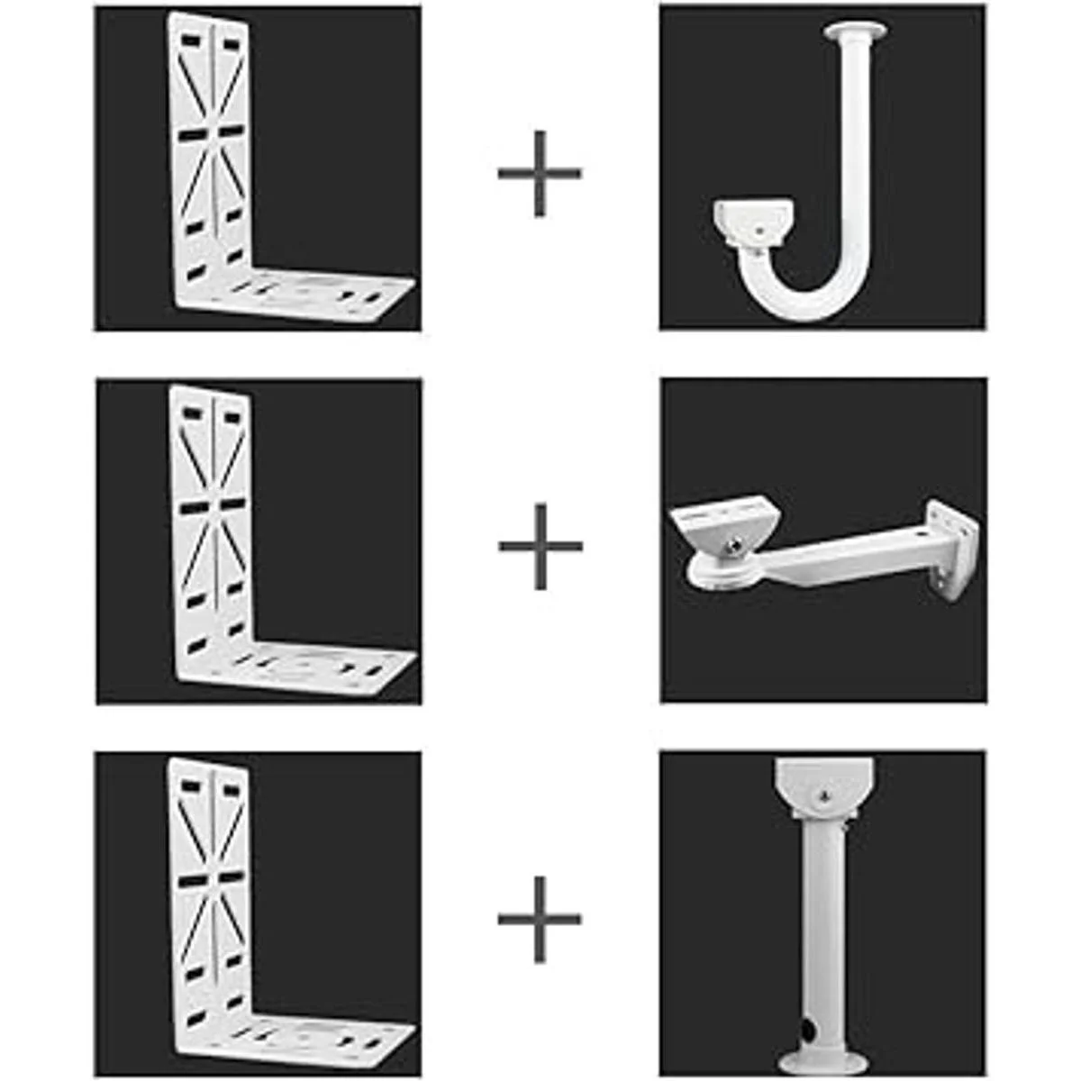 Compcctv Soporte para cámara domo en forma de L soporte_2