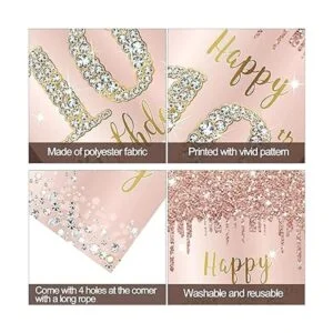 Decoración de telón de fondo para puerta de feliz_3