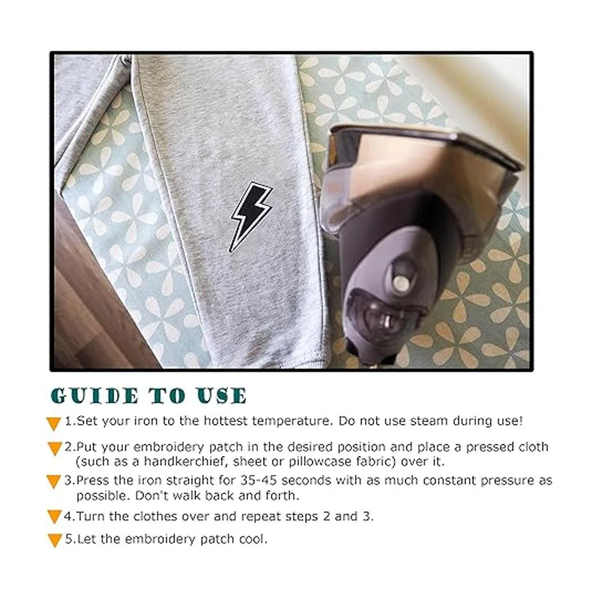 TACVEL 60 parches bordados de estilos surtidos al azar_6