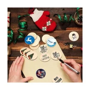 WLIANG 50 círculos de madera de 4 pulgadas para_3