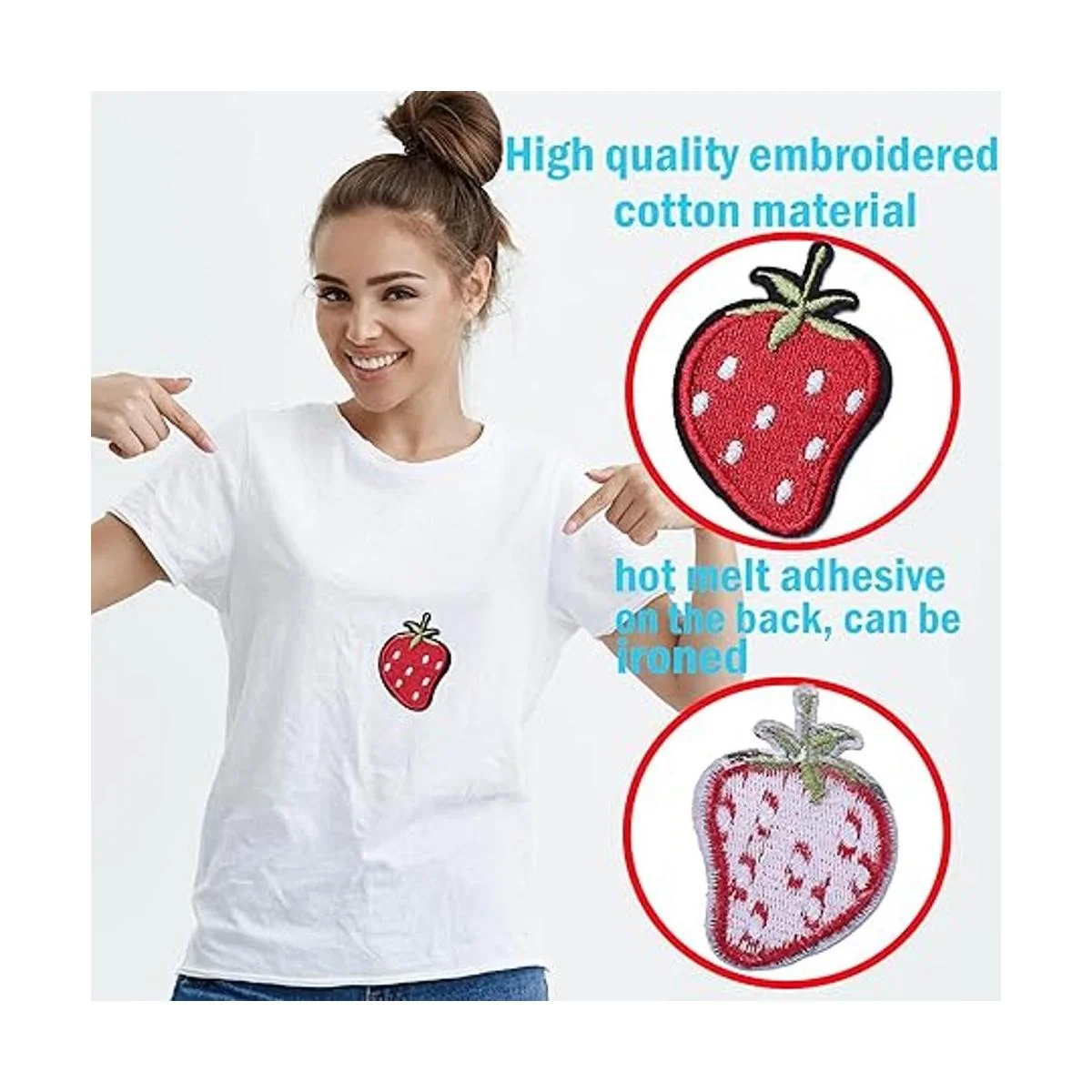 TACVEL 60 parches bordados de estilos surtidos al azar_3