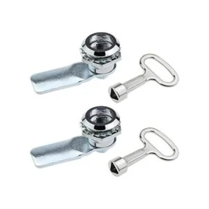 2 unids Cam Lock con triángulo zócalo clave rotación de 90_1