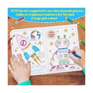 24 libros pequeños para colorear para niños de 2 a 4 años_5