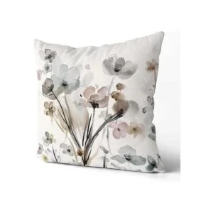 Juego de 2 fundas de almohada de flores de 18 x 18_5