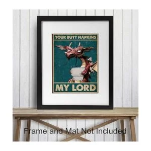 Your Butt Servilletas My Lord Decoraciones de dragón_3