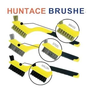 HUNTACE 8 piezas de cepillo de alambre pequeño de latón_5