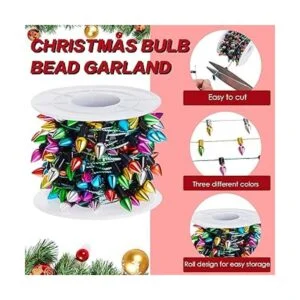 Guirnalda de luces de Navidad de 590 pulgadas accesorios_3