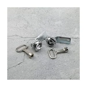 2 unids Cam Lock con triángulo zócalo clave rotación de 90_7