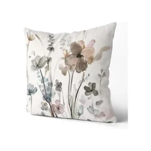 Juego de 2 fundas de almohada de flores de 18 x 18_6