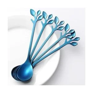 AnSaw Juego de cucharas de café 10 cucharaditas de 4.7_4