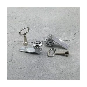 2 unids Cam Lock con triángulo zócalo clave rotación de 90_6
