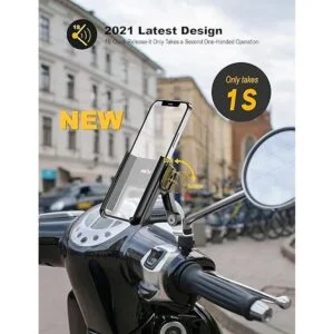 Grefay Soporte para teléfono de motocicleta 1S de_2