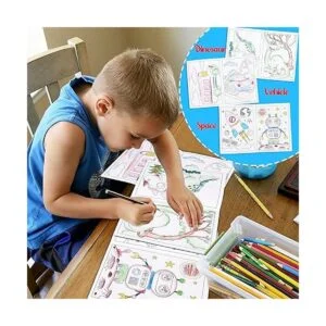 24 libros pequeños para colorear para niños de 2 a 4 años_6