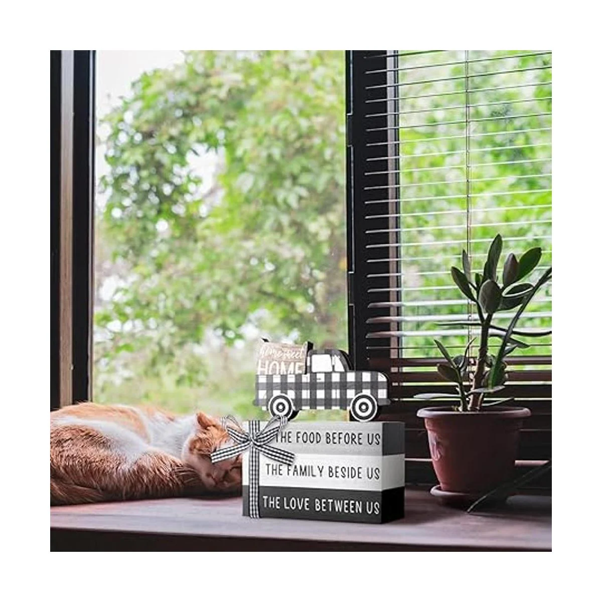 Jetec Bandeja de madera para decoración de casa de campo_5