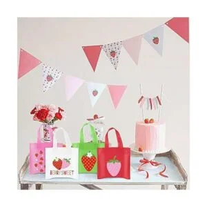 20 bolsas de recuerdo de fiesta de fresa decoraciones de_5