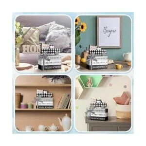 Jetec Bandeja de madera para decoración de casa de campo_7