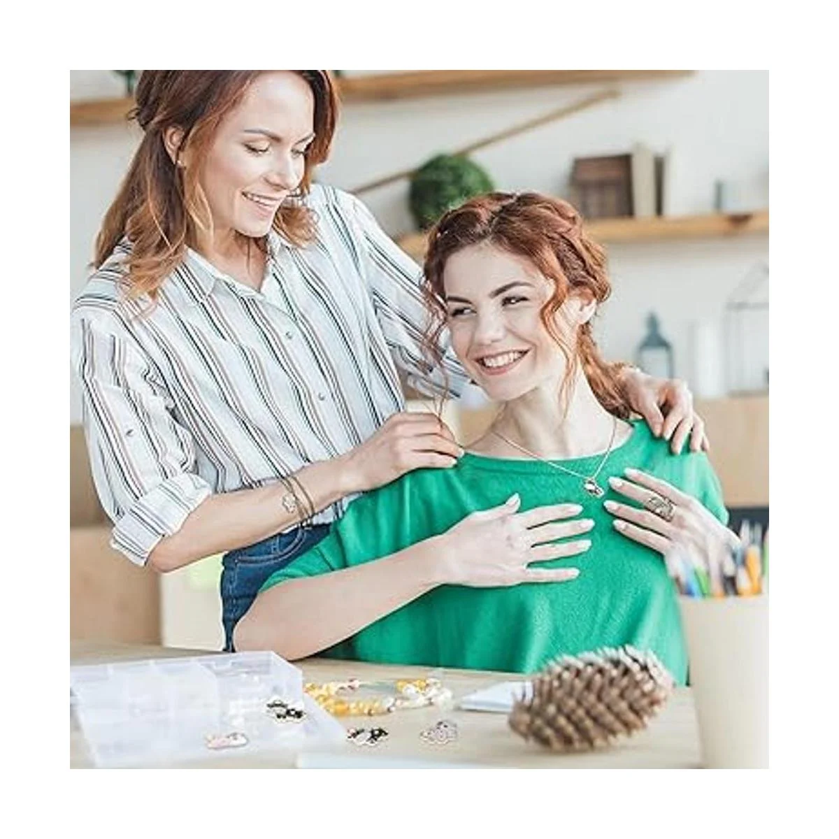 60 dijes de vaca coloridos de metal de animales para_7