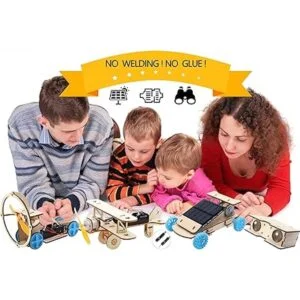 Kit de modelo de experimento científico de madera auto de_2