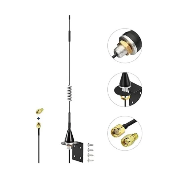 Bingfu Antena celular 4G LTE RP SMA de 7 dBi para_2