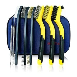 HUNTACE 8 piezas de cepillo de alambre pequeño de latón_1