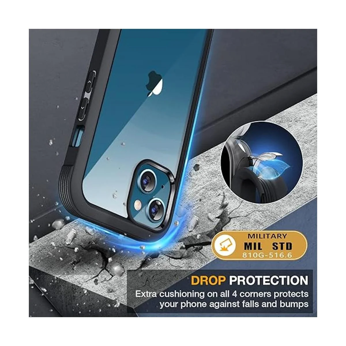 Miracase Funda compatible con iPhone 13 Mini de 5.4_4