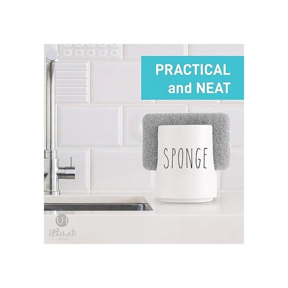 Soporte de esponja para fregadero de cocina con esponja_6