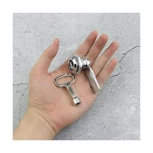 2 unids Cam Lock con triángulo zócalo clave rotación de 90_5
