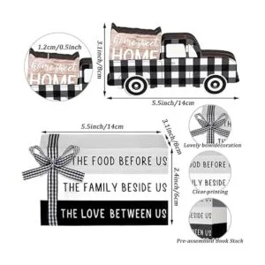 Jetec Bandeja de madera para decoración de casa de campo_2