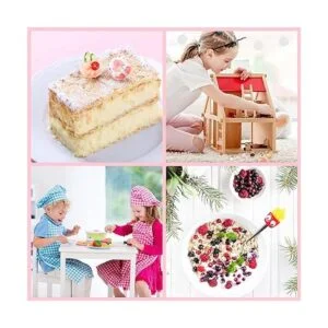 Skylety 100 piezas de alimentos en miniatura juguetes de_7