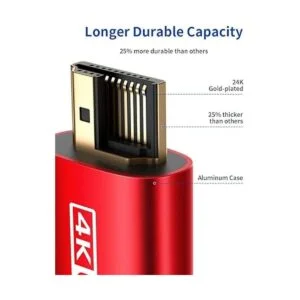 Paquete de 2 cables HDMI 4K de 3 pies JSAUX de 18 Gbps_5