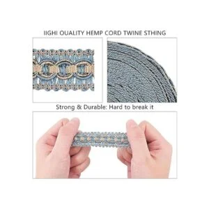 PandaHall 115 39.4 ft 0.787 in poliéster Gimp trenza_4