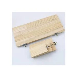 BILLIOTEAM Plataforma de madera para pájaros 4 tamaños_4