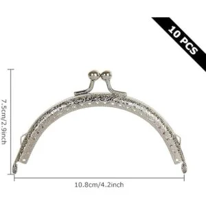 10 cierres de cierre de beso de bolsa de 4 pulgadas marco_2