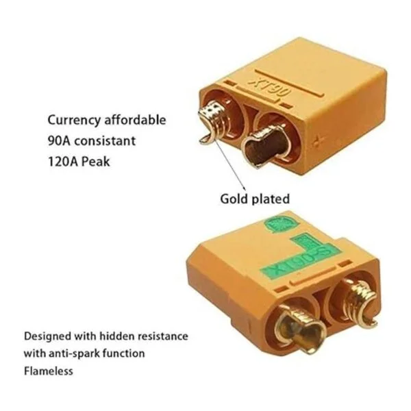 Amass XT90S XT90S XT90S XT90 Conector macho hembra_3