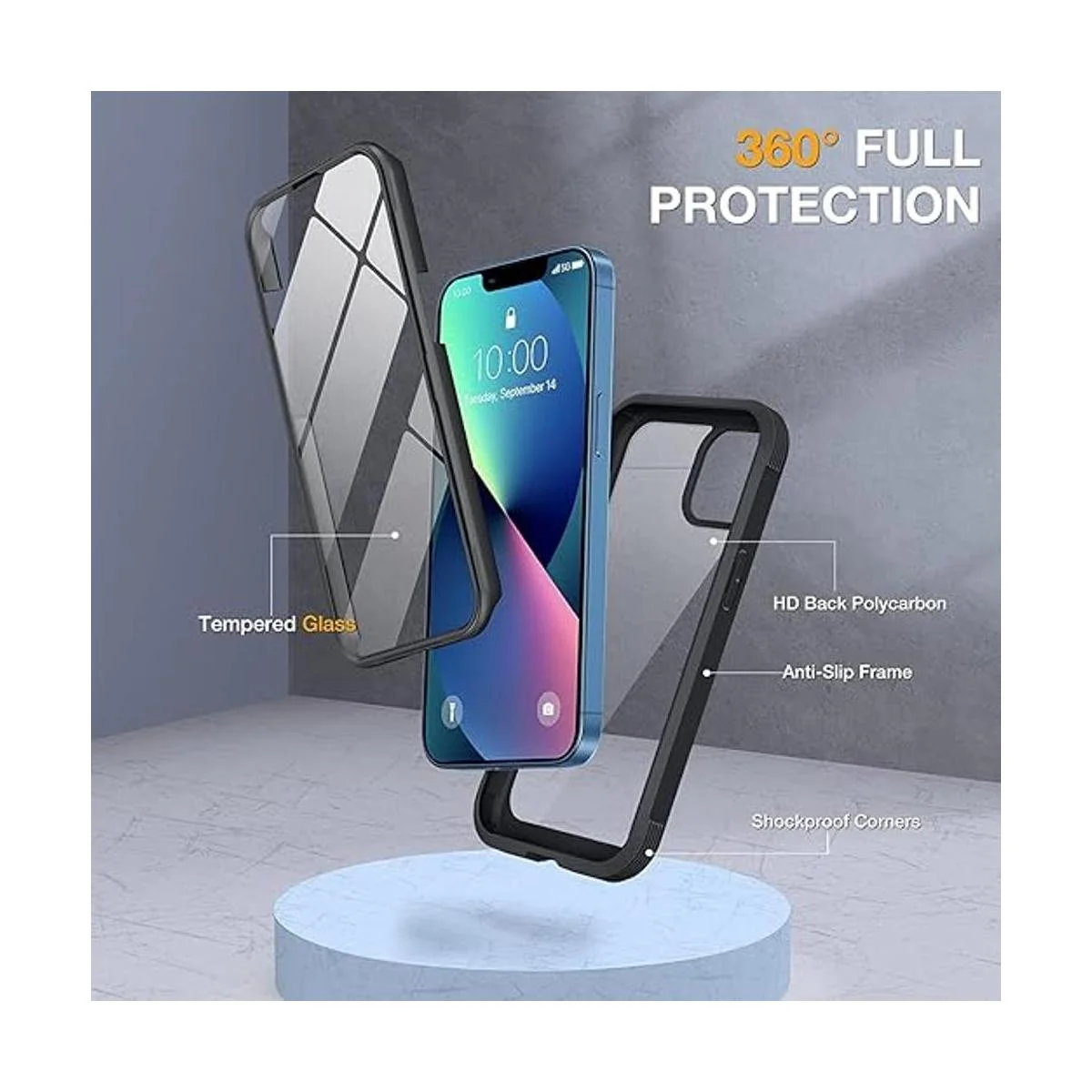 Miracase Funda compatible con iPhone 13 Mini de 5.4_3